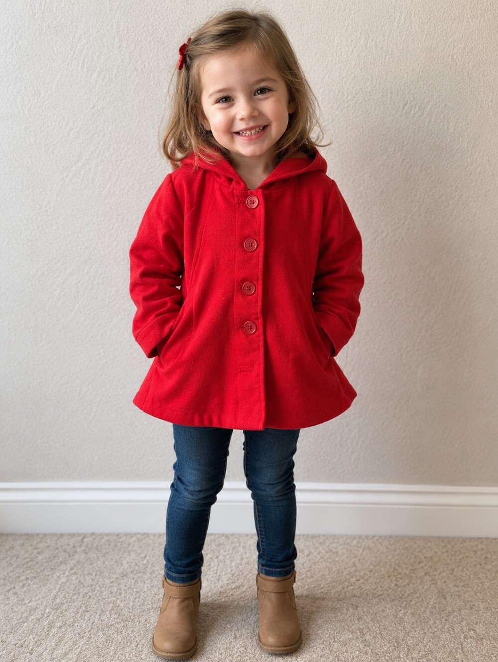 2/25 Gap Little Red Riding Hood style hooded